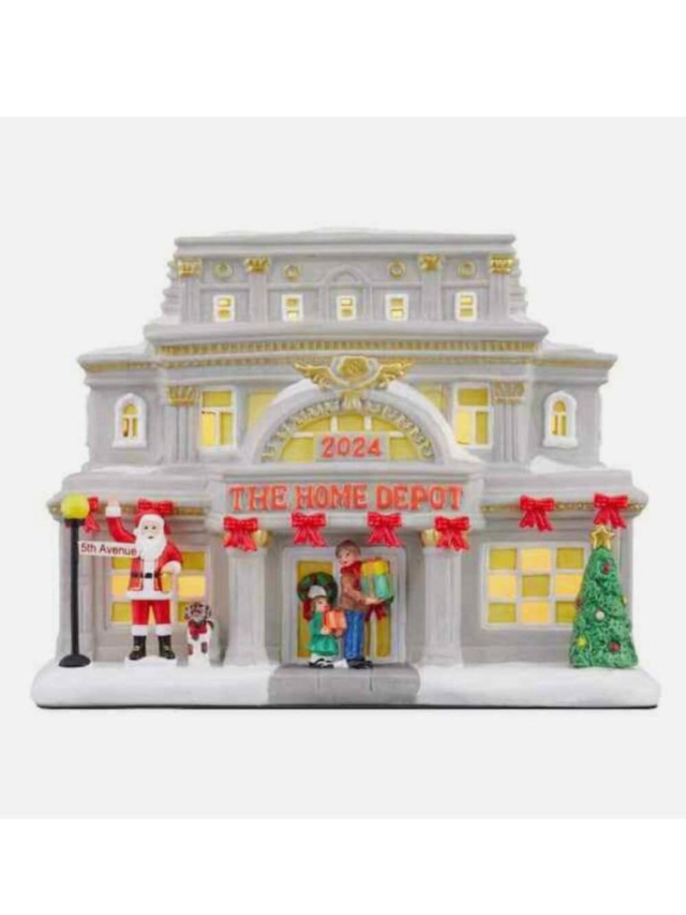 Home Accents Holiday 2024 Lighted The Home Depot Store Christmas Village